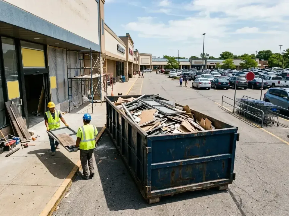 retail-store-renovation-debris-003 — frequently asked questions, Roll-off Dumpster Rentals in Staunton, IL